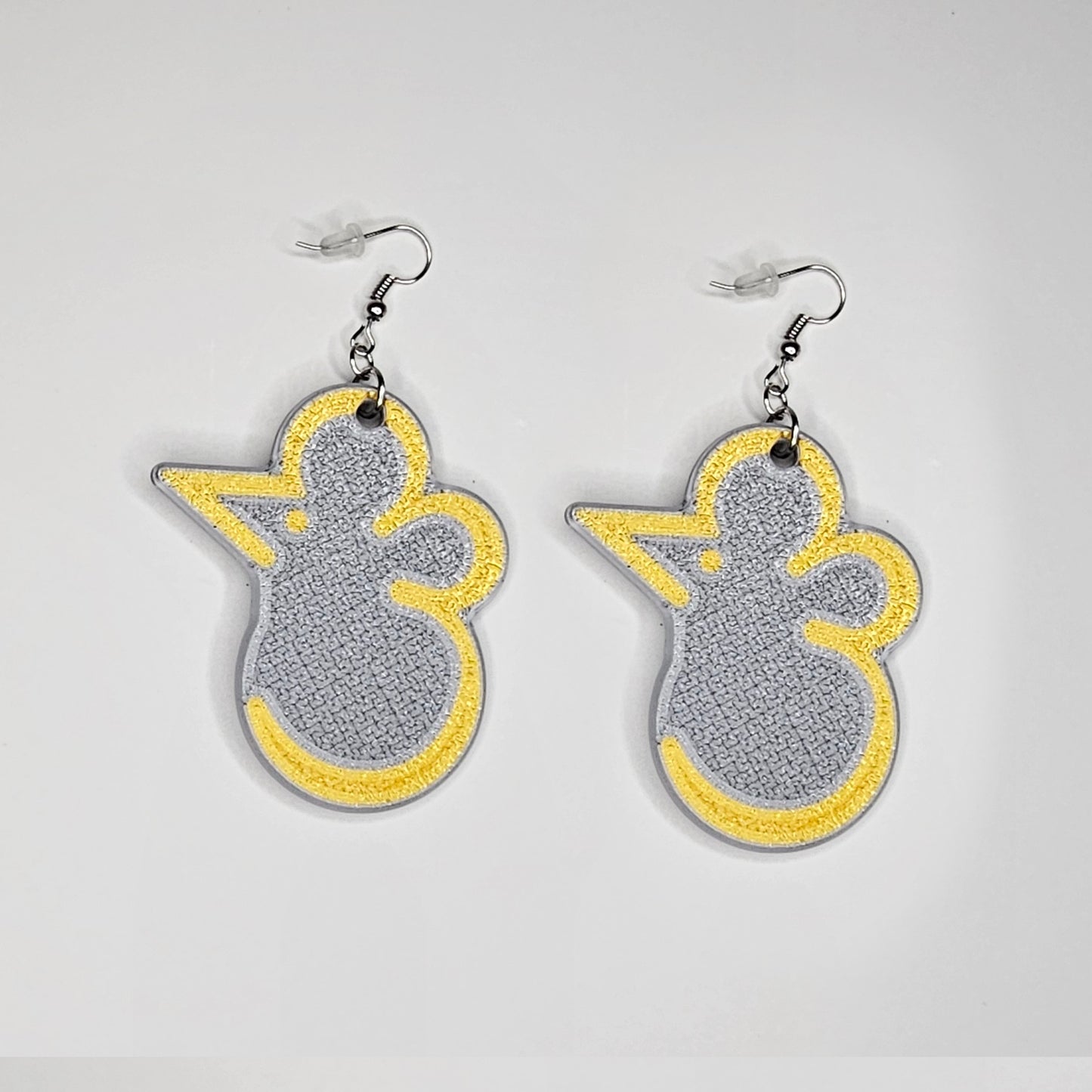 Mouse Graffiti Tag Earrings - ReBoot