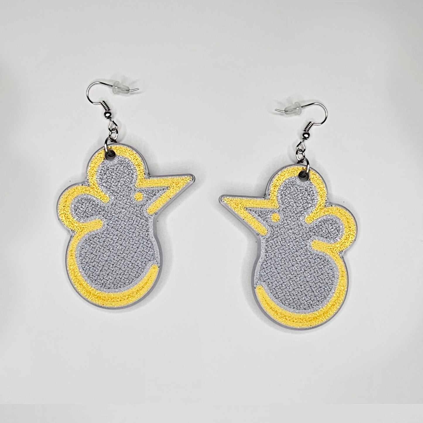 Mouse Graffiti Tag Earrings - ReBoot