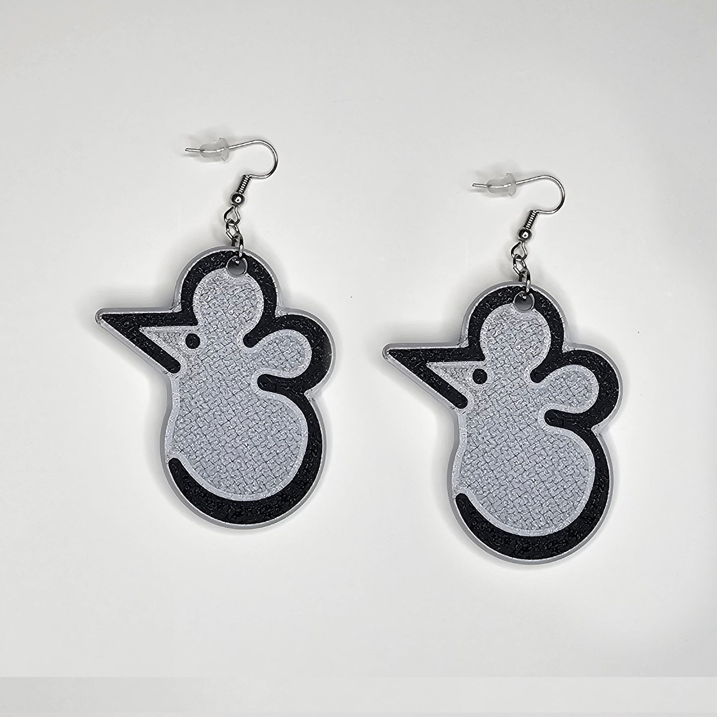 Mouse Graffiti Tag Earrings - ReBoot