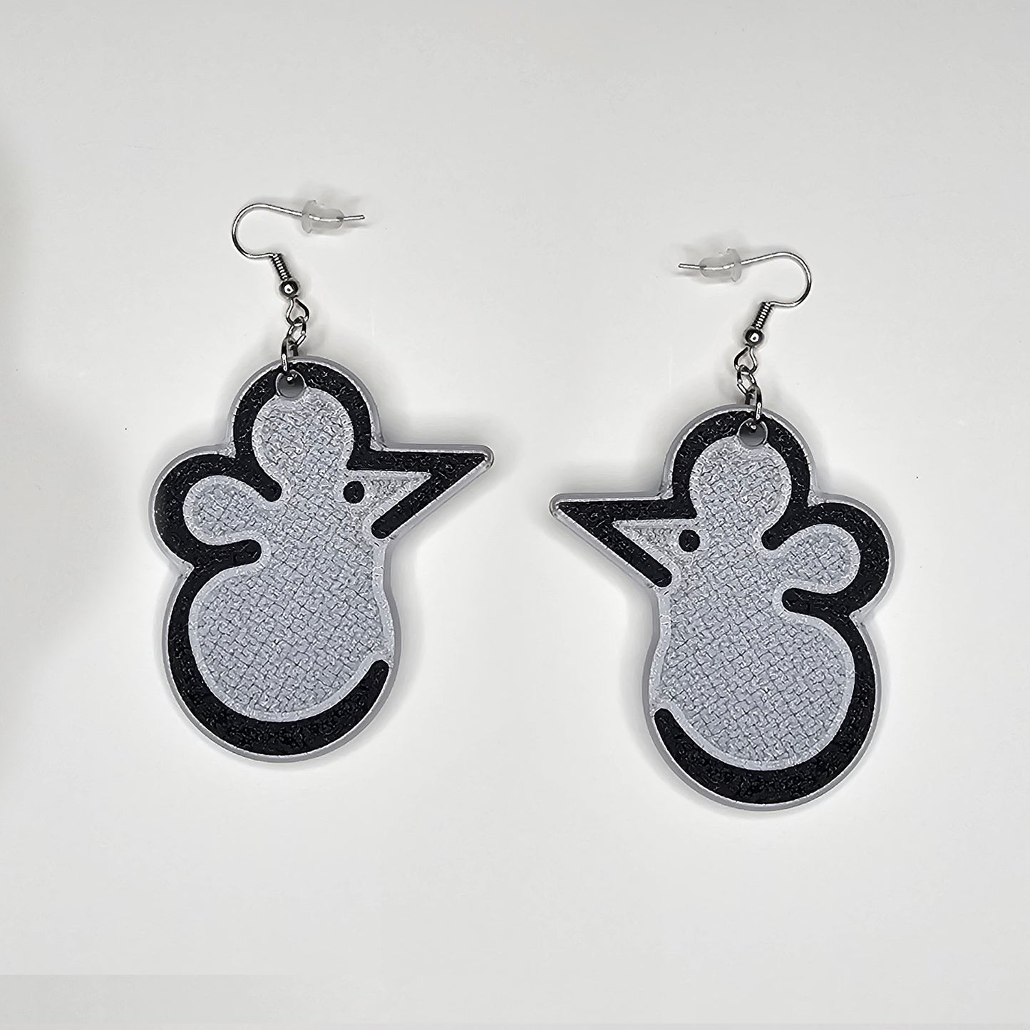 Mouse Graffiti Tag Earrings - ReBoot