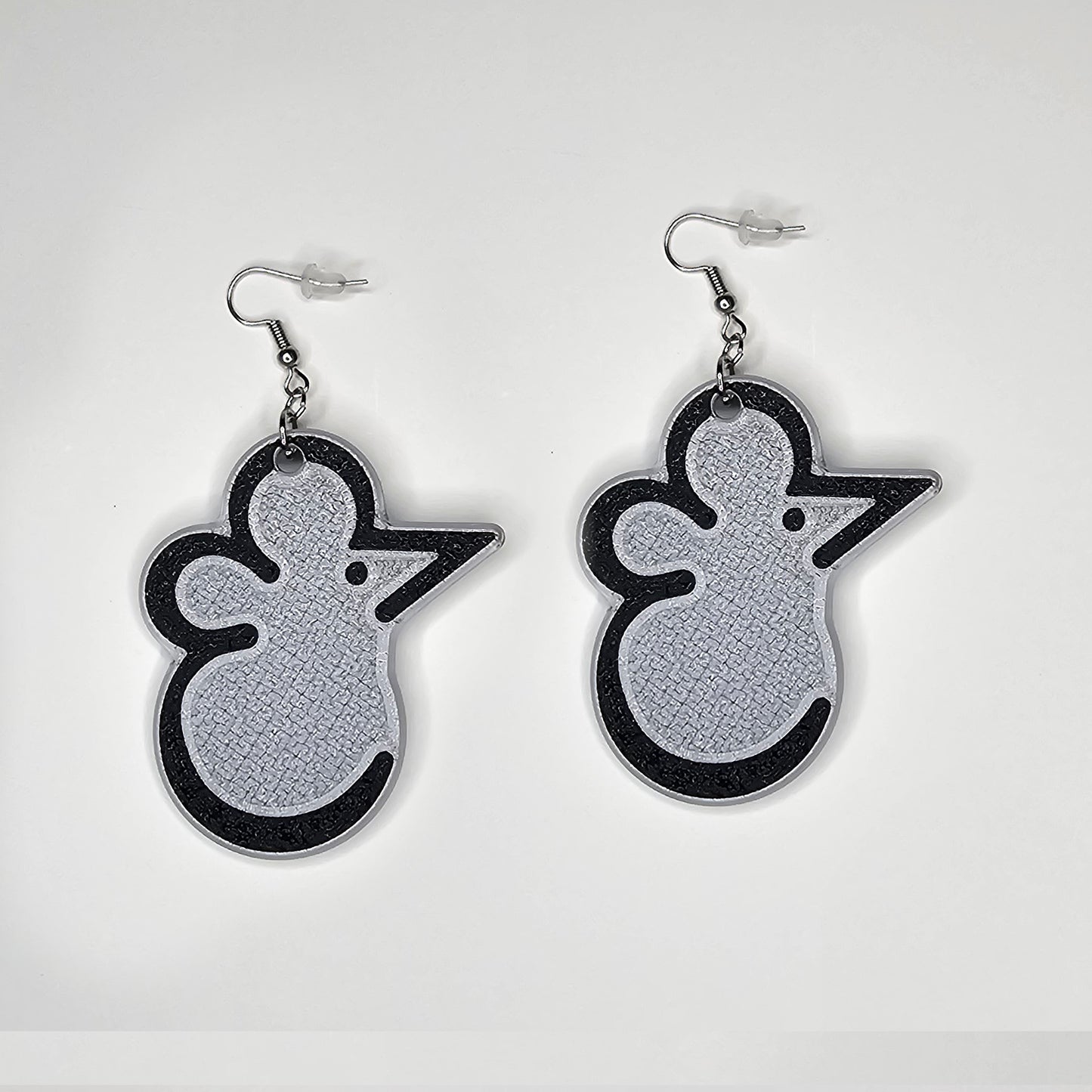 Mouse Graffiti Tag Earrings - ReBoot