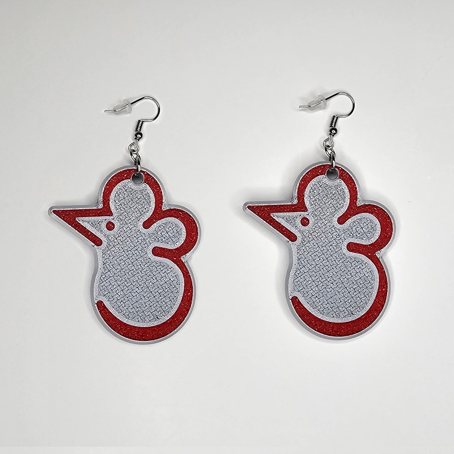Mouse Graffiti Tag Earrings - ReBoot