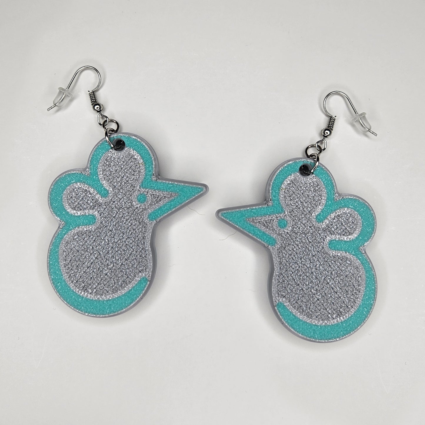 Mouse Graffiti Tag Earrings - ReBoot