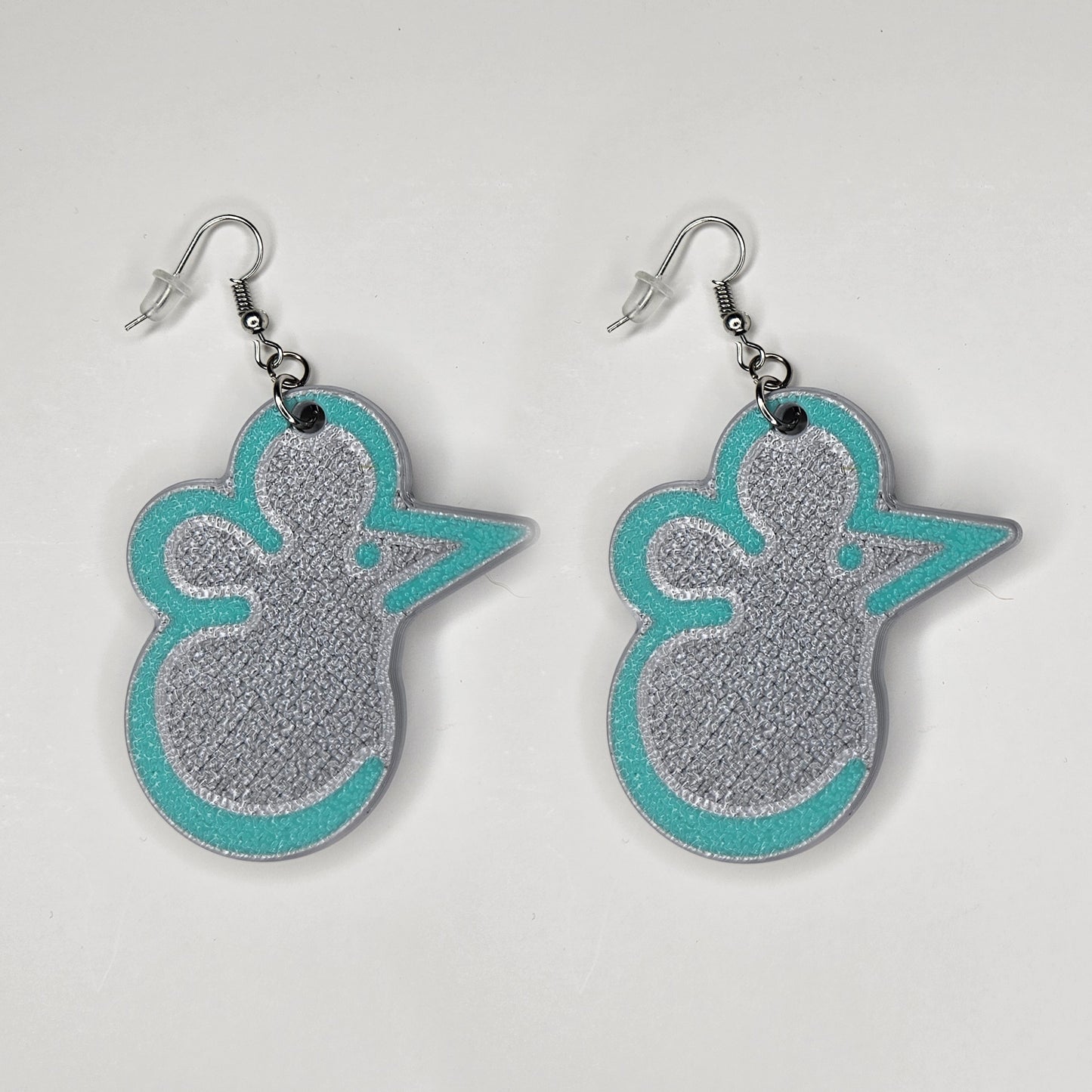 Mouse Graffiti Tag Earrings - ReBoot