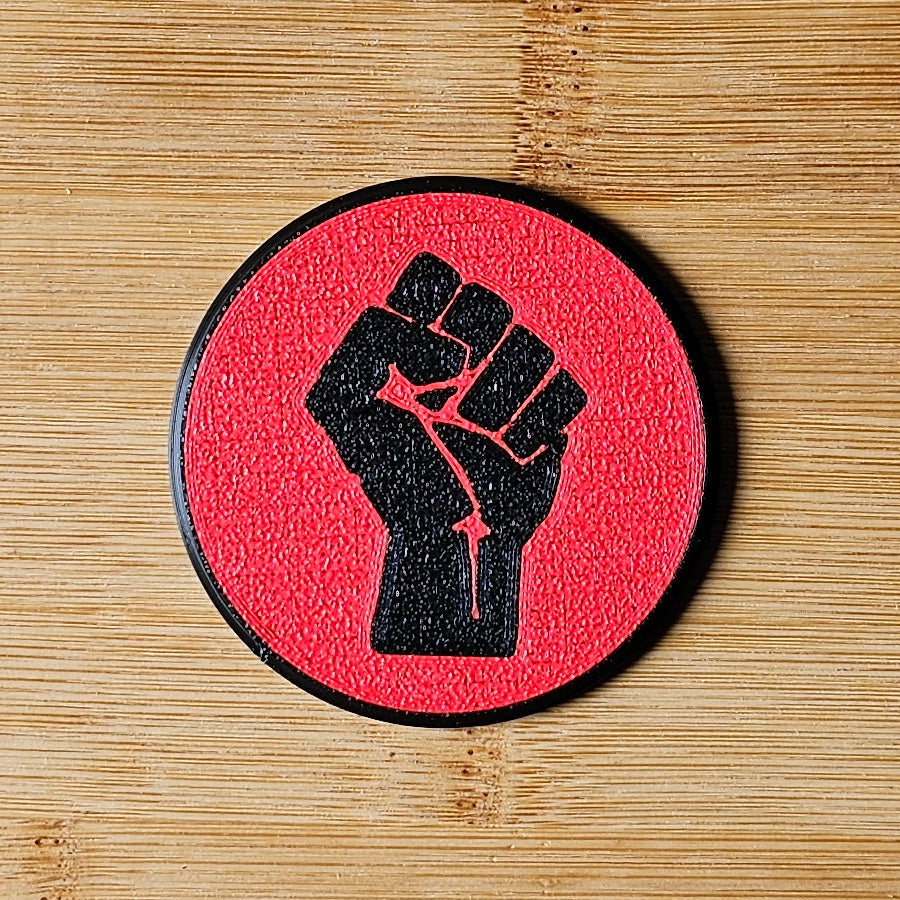 Left Fist Pride Badges