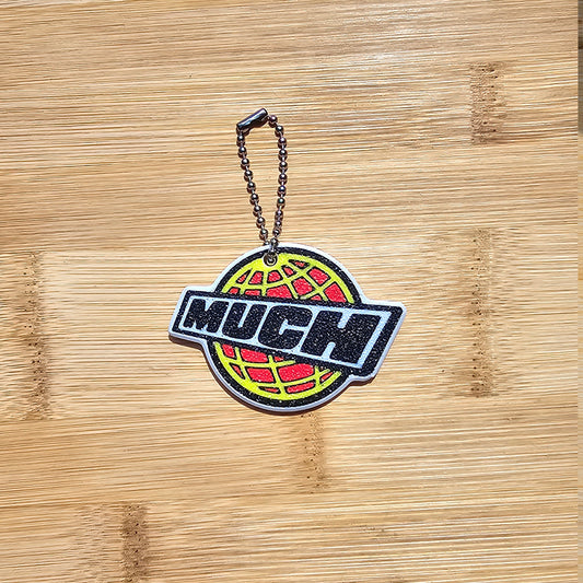 Much Music Globe Logo Keychain