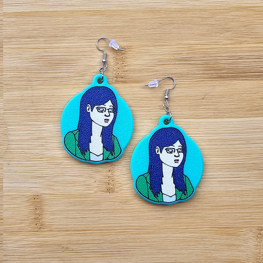 Diane Earrings - Bojack Horseman