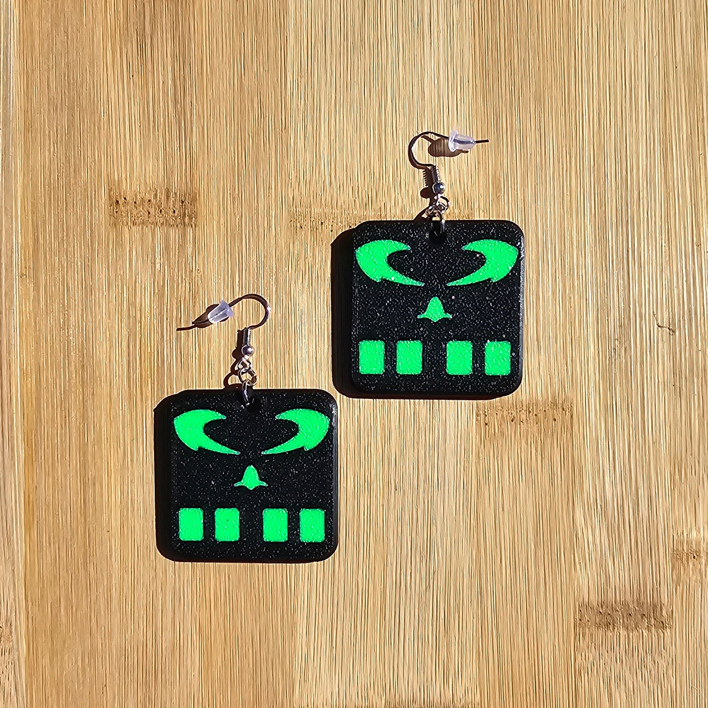 Megabyte Viral Badge Earrings - ReBoot