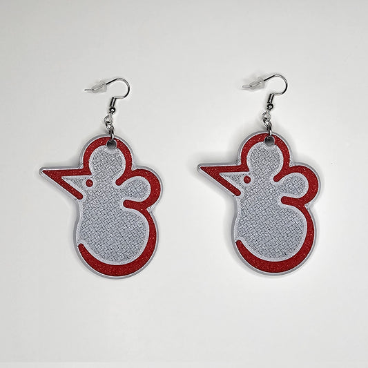 Mouse Graffiti Tag Earrings - ReBoot